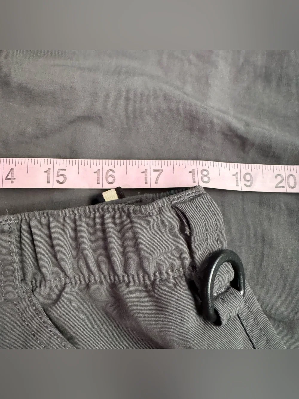 North Face Paramount Peak Convertible Cargo Pants/Shorts Mens XL Dark Grey A146